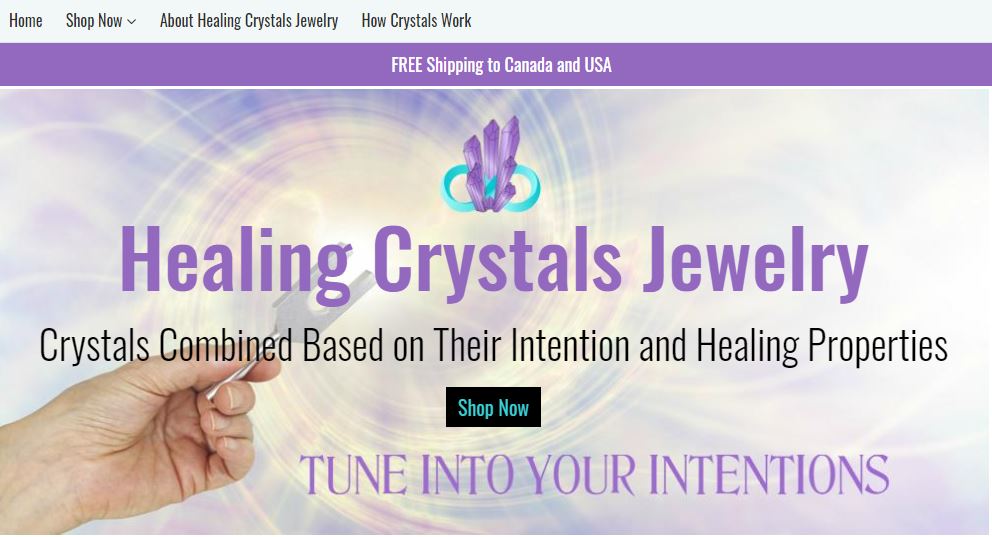 Healing Crystals Jewelry 
